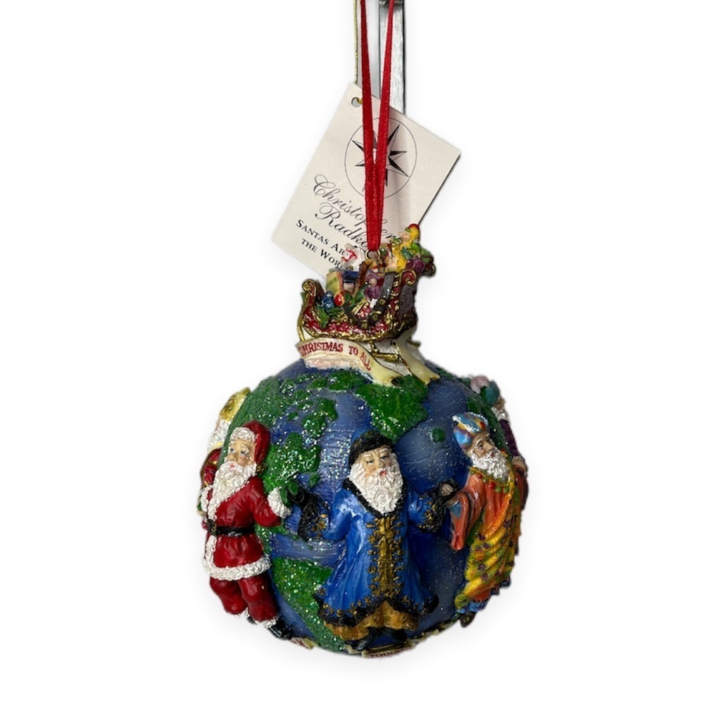 Christopher Radko Santas Around The‎ World Ornament Christmas Holiday Decor